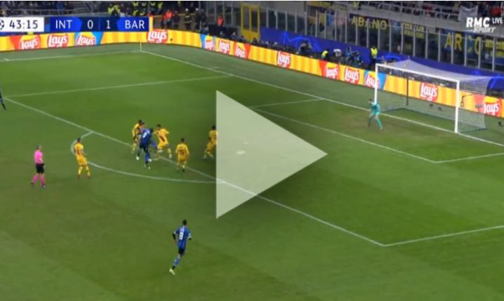 Lukaku strzela na 1-1 z Barceloną! [VIDEO]